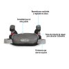 Asiento para auto sin respaldo Turbobooster Galaxy Graco Baby