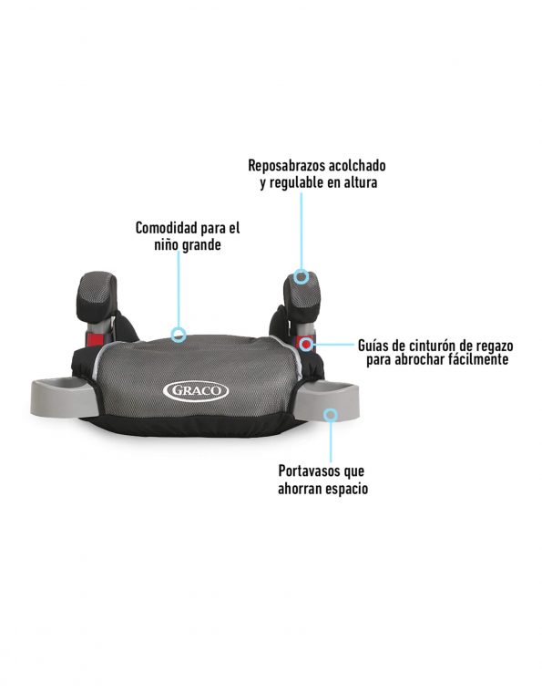Asiento para auto sin respaldo Turbobooster Galaxy