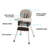 Silla para comer Simple Swich 2en1 Zuba