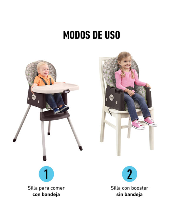 Silla para comer Simple Swich 2en1 Zuba