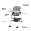 Silla para comer Slim Snacker Whisk