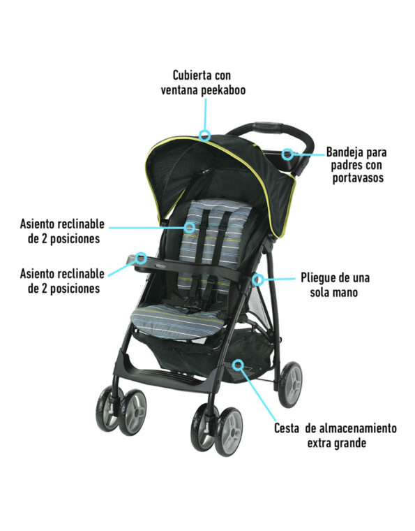 Carrito con Baby Seat Literider LX Jaxton