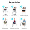 Silla para comer Table2Table 6en1 Arrows
