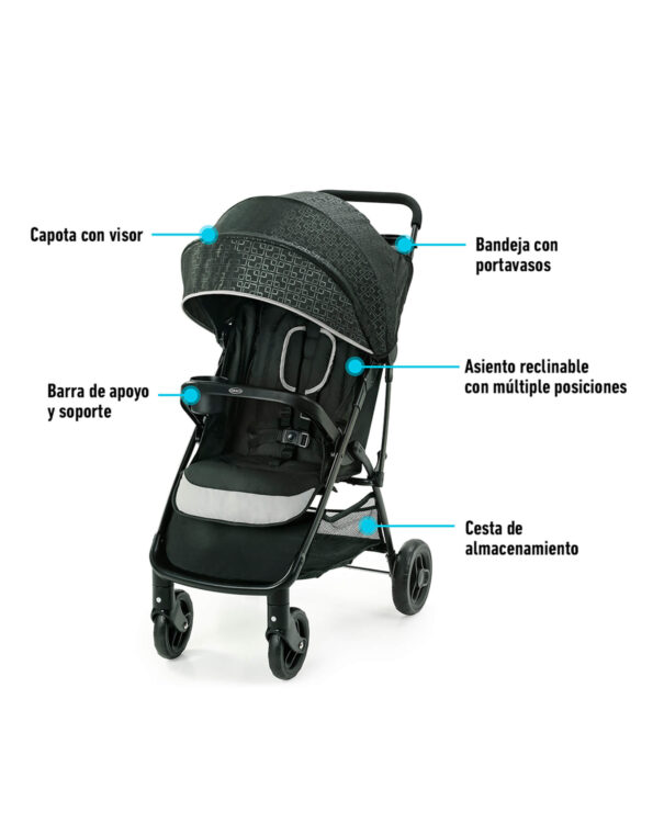 Carrito con Baby Seat Literider LX Frisco