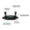 Asiento para auto sin respaldo Turbobooster Gust