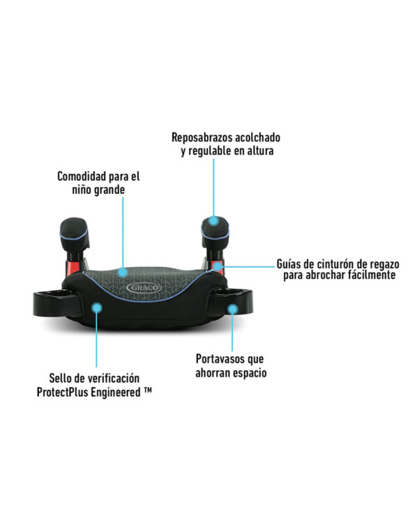 Asiento para auto sin respaldo Turbobooster Gust