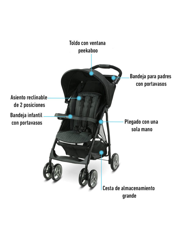 Carrito con Baby Seat Literider LX Jaxton