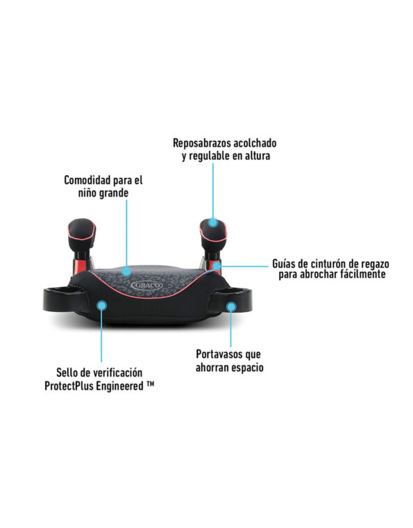 Asiento para auto sin respaldo Turbobooster Nia