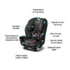 Asiento para auto TriRide 3en1 Cadence